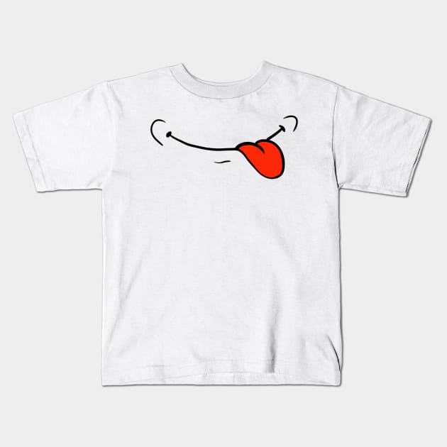 Smile! Kids T-Shirt by tabslabred